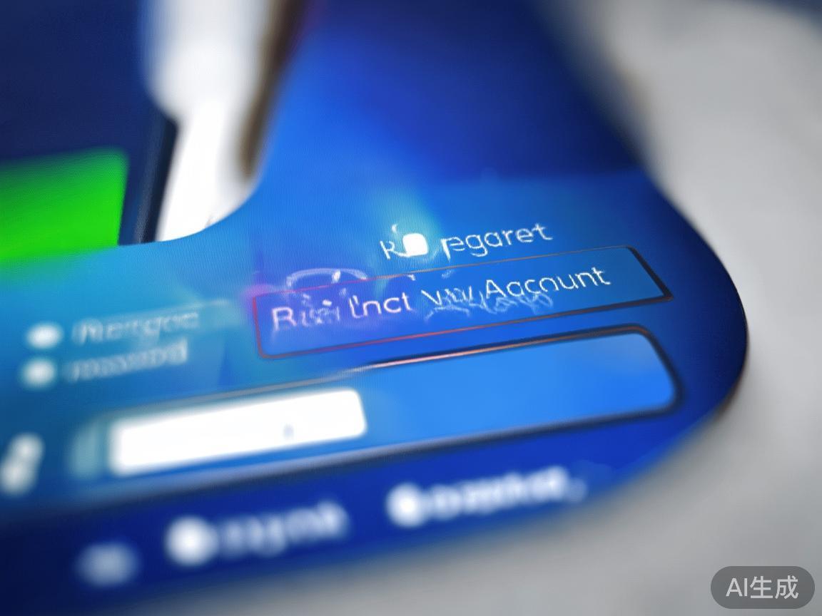 进入手机客户端后，点击“注册新账号”按钮。根据页面